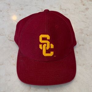 Classic USC Red Cap with Embroidered Logo NWOT never worn!